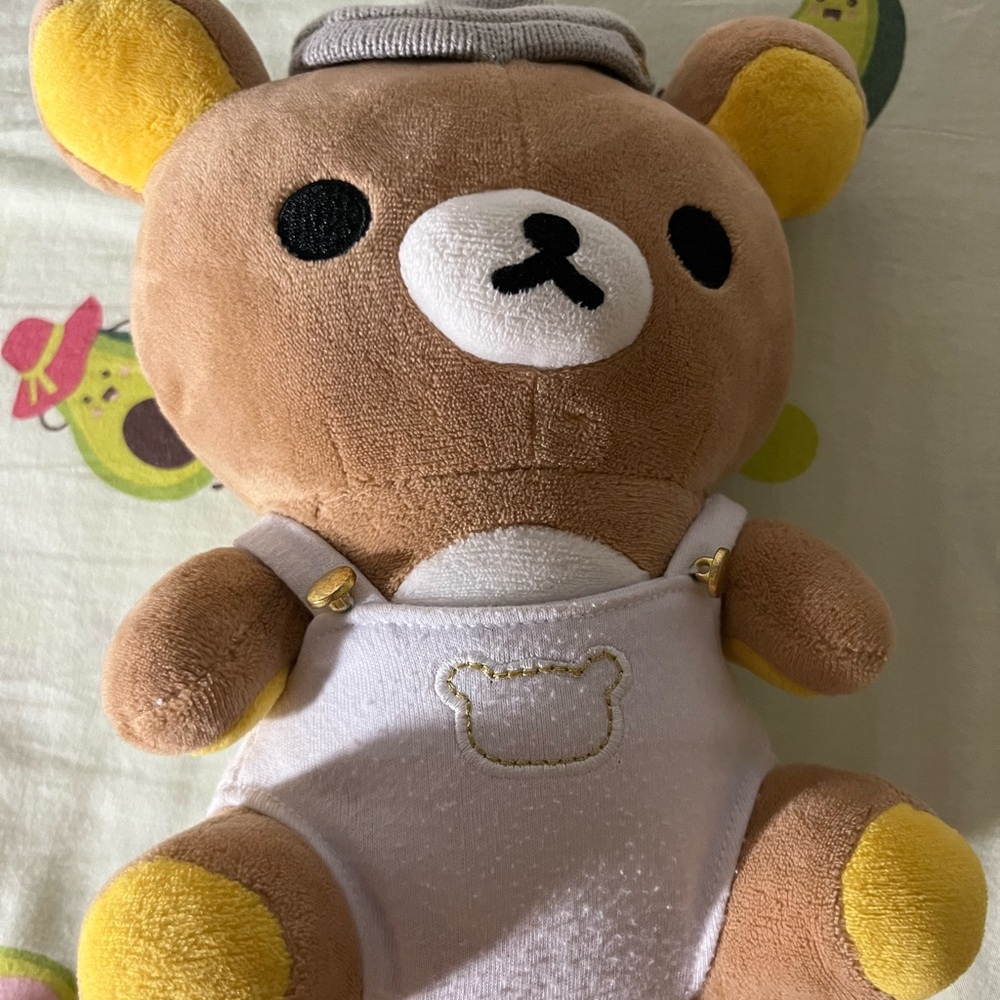 Brown and White Plush Rilakkuma